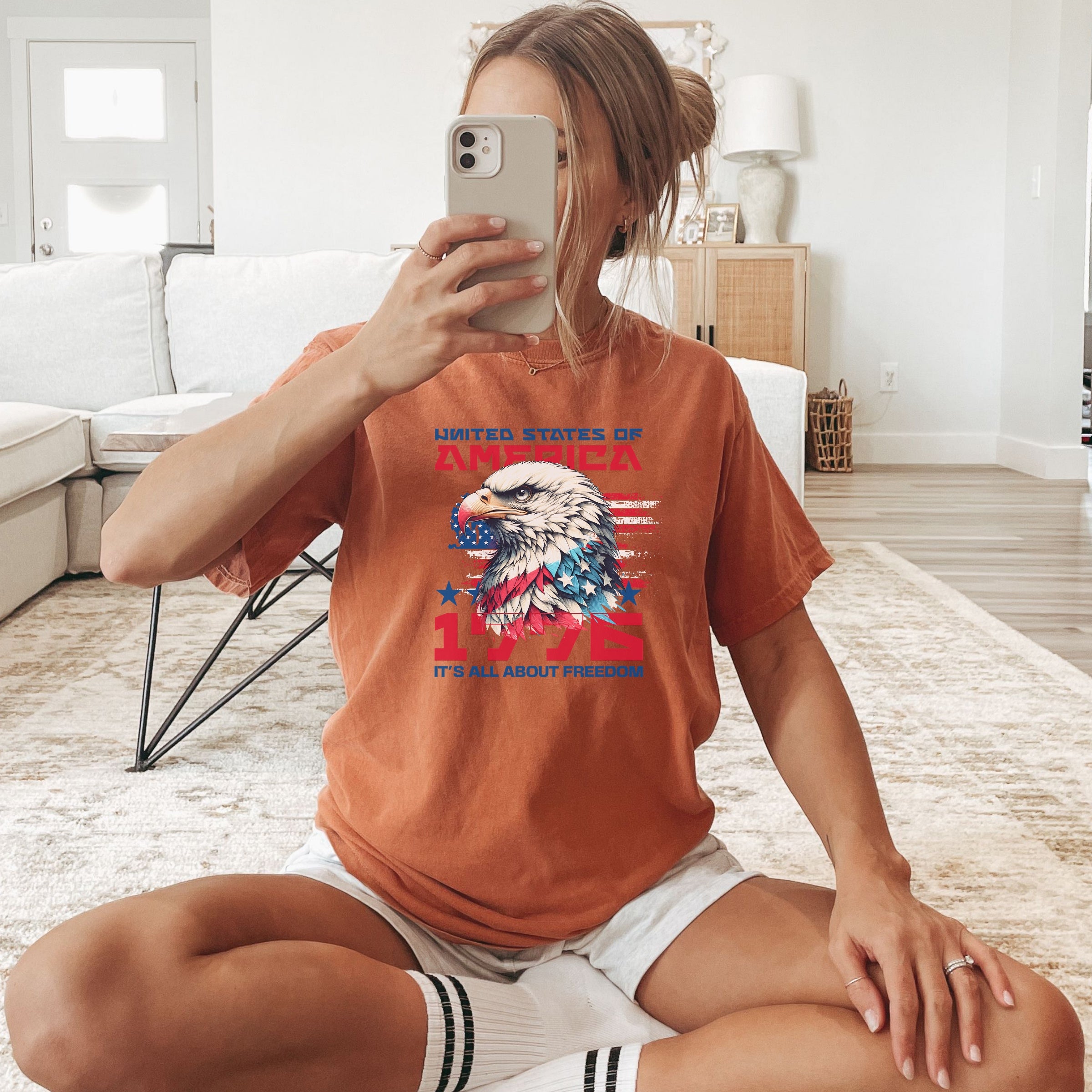 American Eagle 1776 Flag America 250 Shirt Secondary image