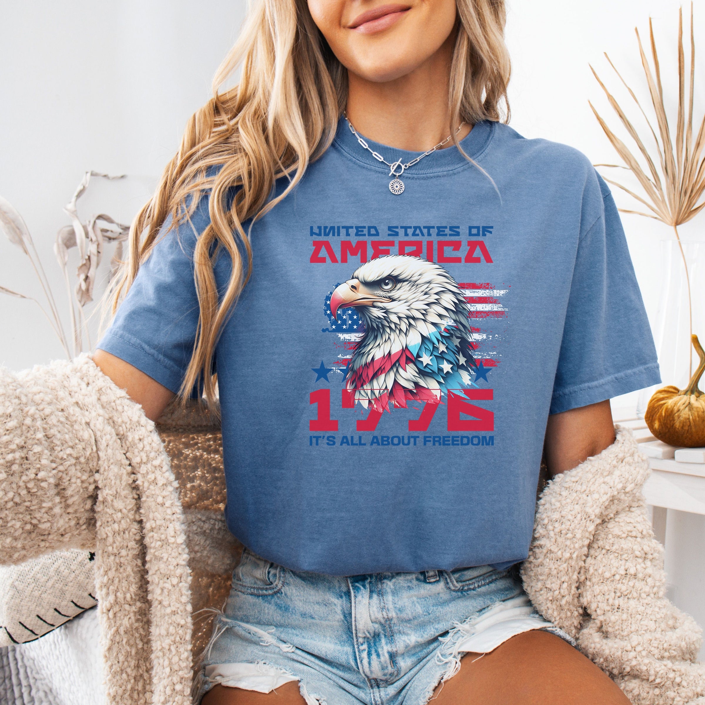 American Eagle 1776 Flag America 250 Shirt