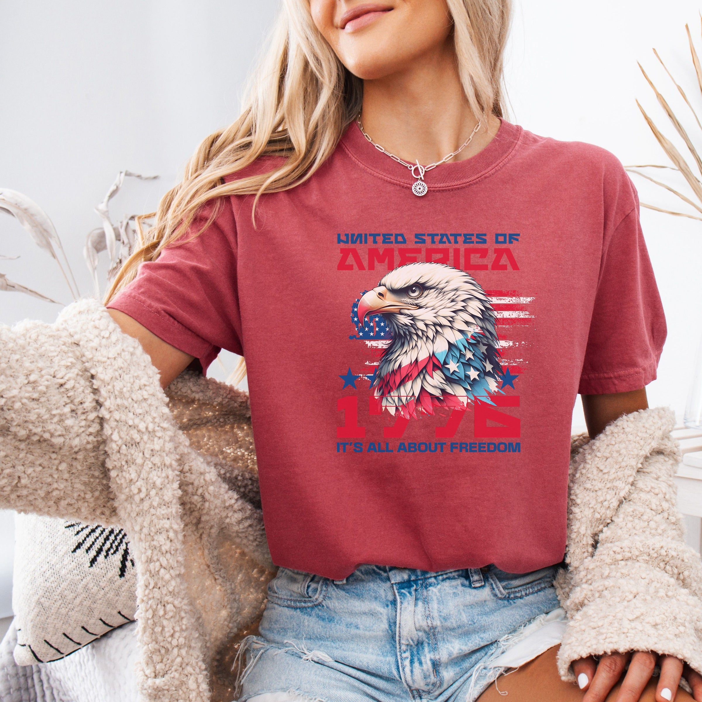 American Eagle 1776 Flag America 250 Shirt