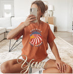 Patriotic Eagle Flag Sunglasses America 250 Shirt