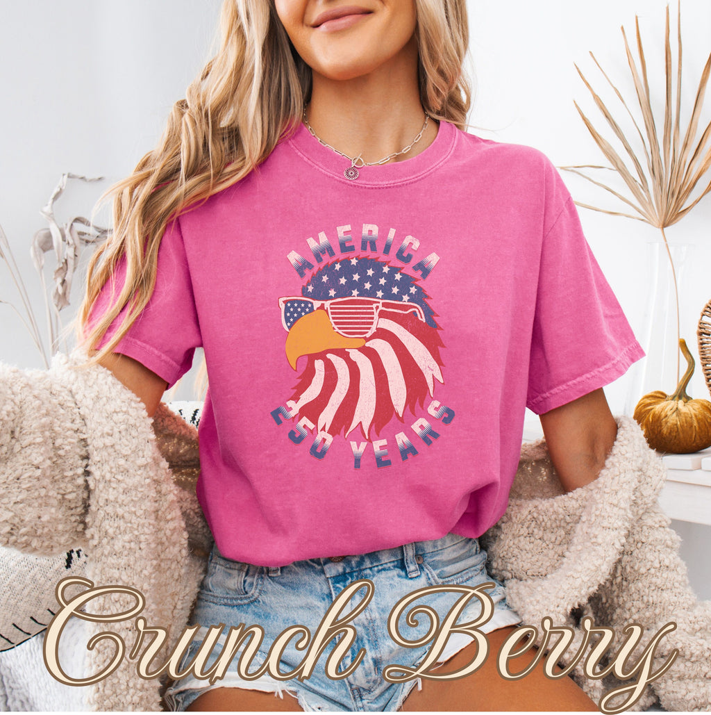 Patriotic Eagle Flag Sunglasses America 250 Shirt