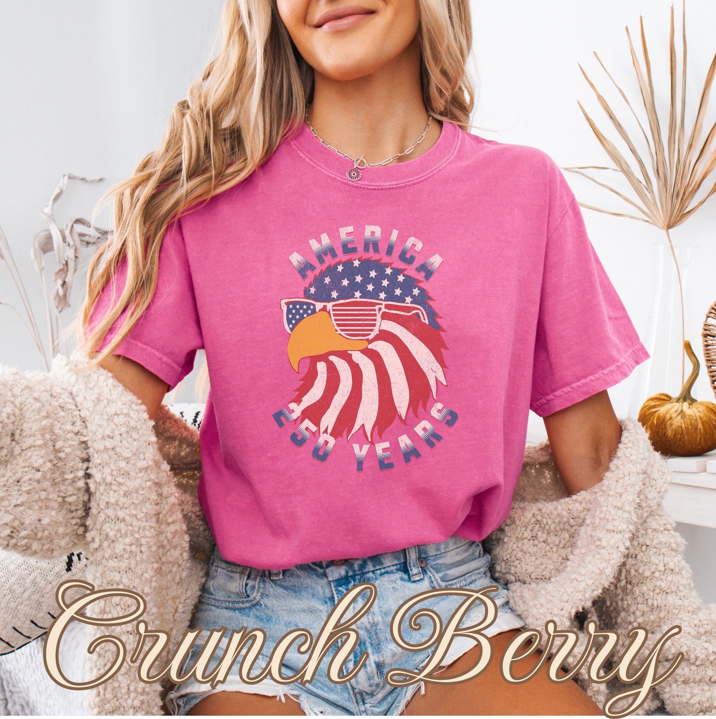 Patriotic Eagle Flag Sunglasses America 250 Shirt