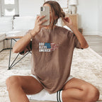God Bless America Distressed Flag 250 Shirt