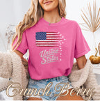 Distressed Retro Jets America 250 Flag Shirt