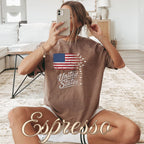 Distressed Retro Jets America 250 Flag Shirt