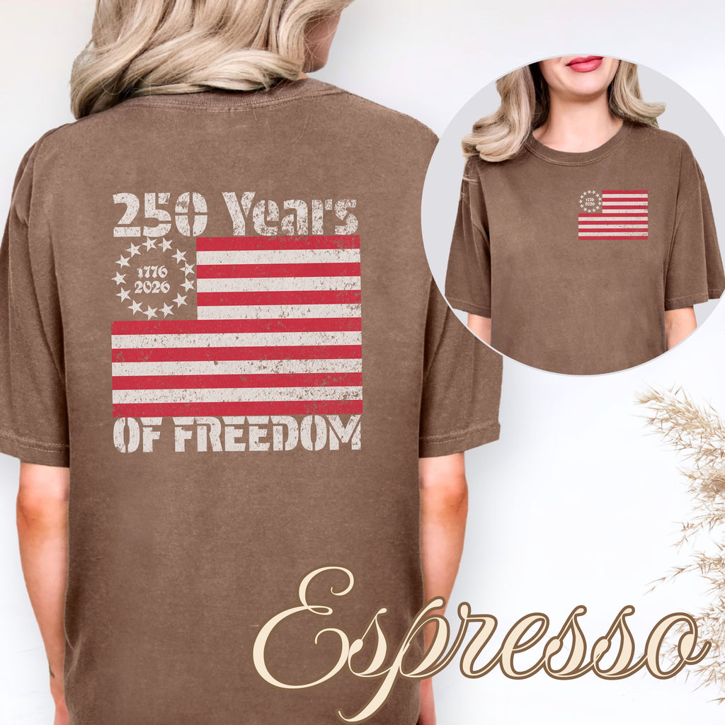 America 250 Retro Flag Shirt