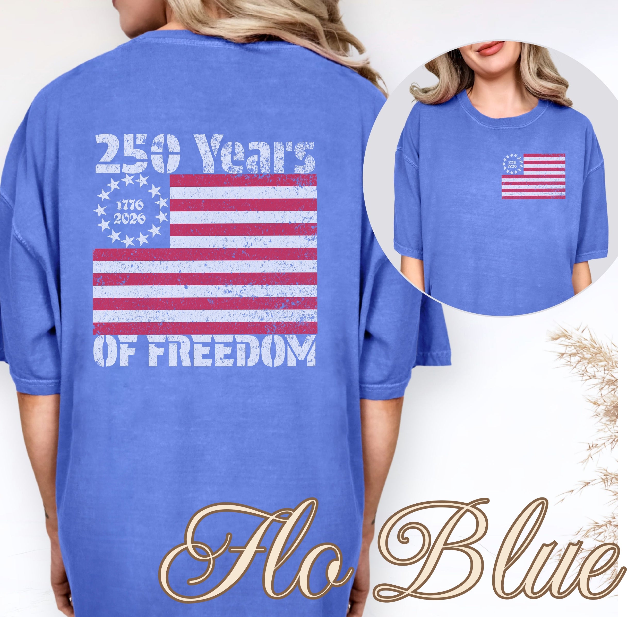 America 250 Retro Flag Shirt