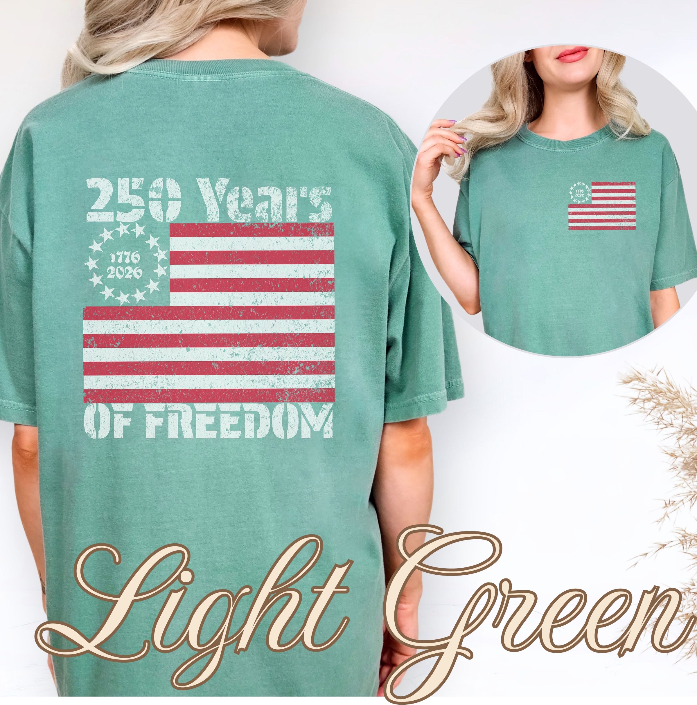 America 250 Retro Flag Shirt
