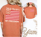 America 250 Retro Flag Shirt
