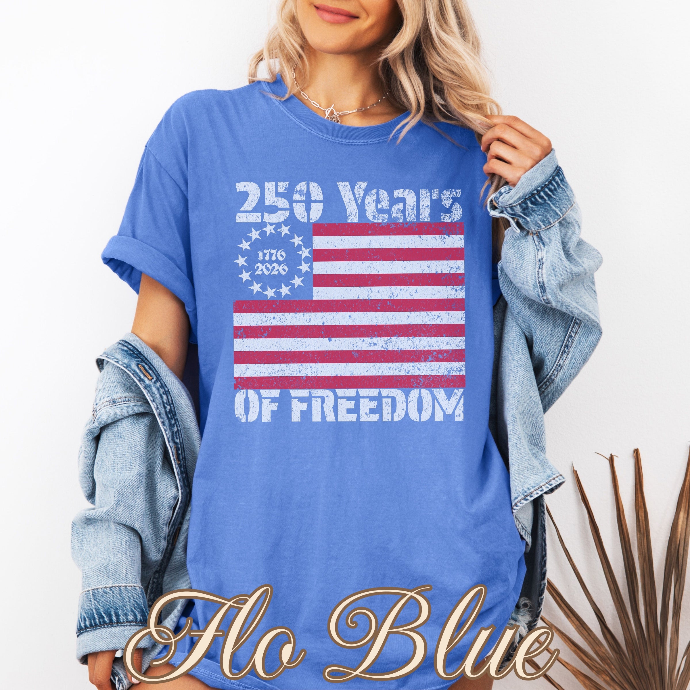 Retro Vintage America 250 Flag Shirt