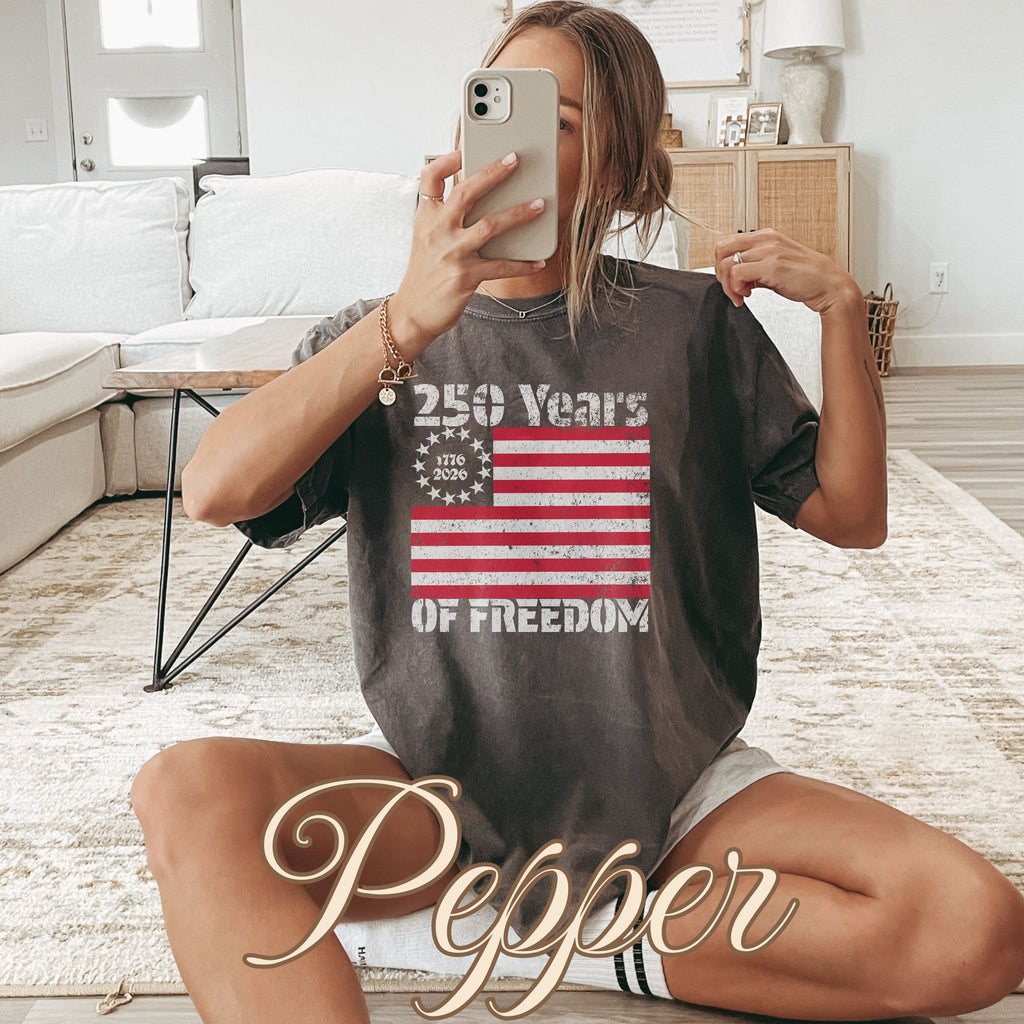 Retro Vintage America 250 Flag Shirt