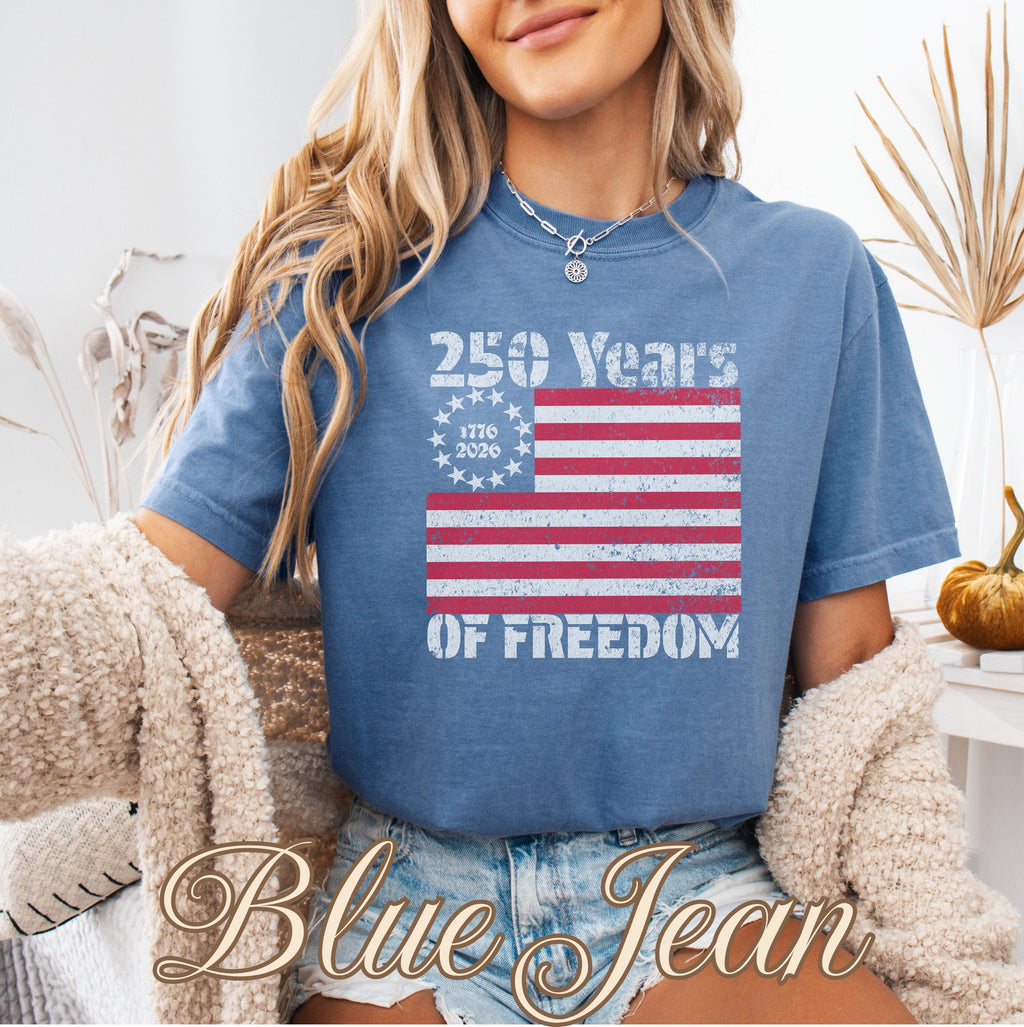 Retro Vintage America 250 Flag Shirt