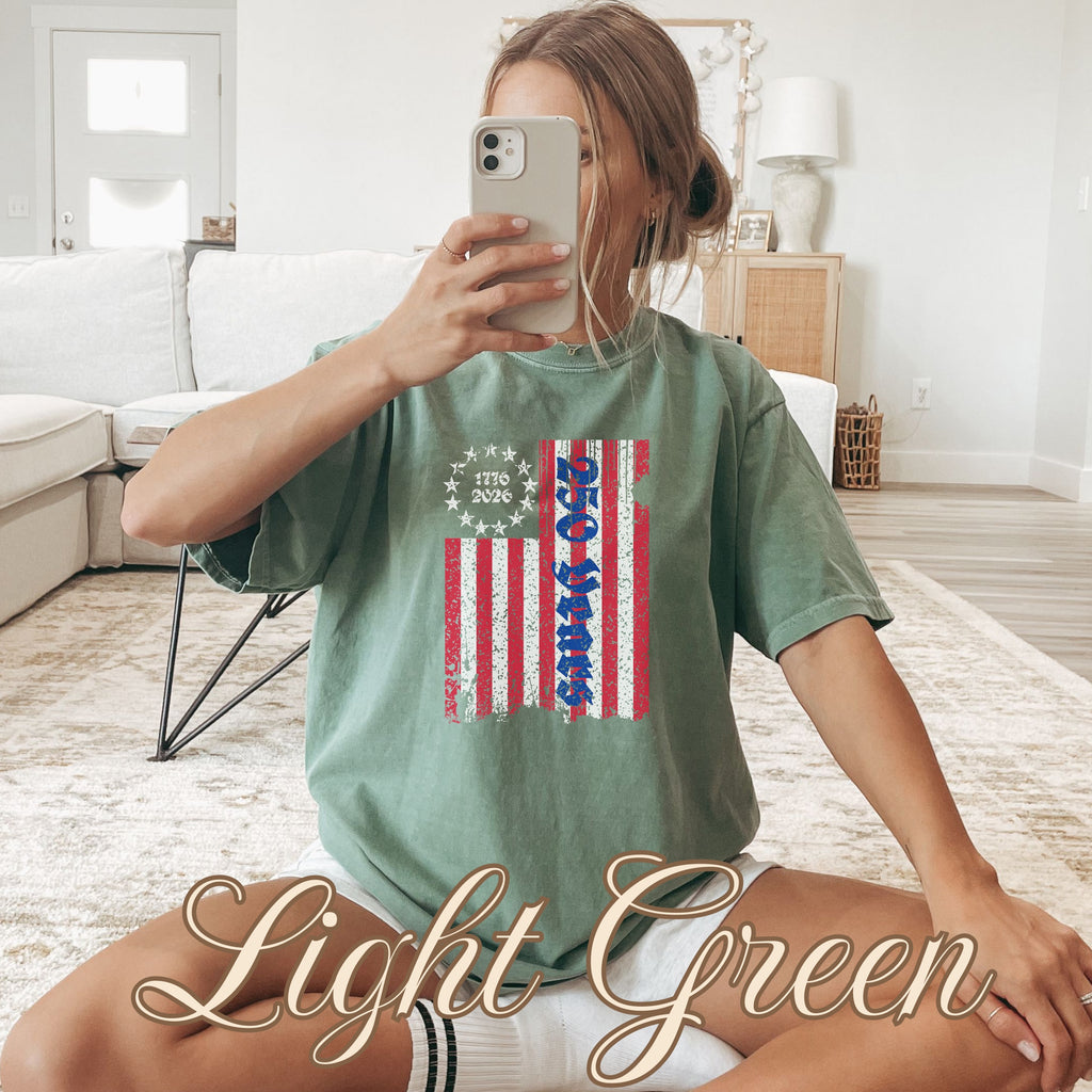 1776–2026 Betsy Ross Flag America 250 Shirt