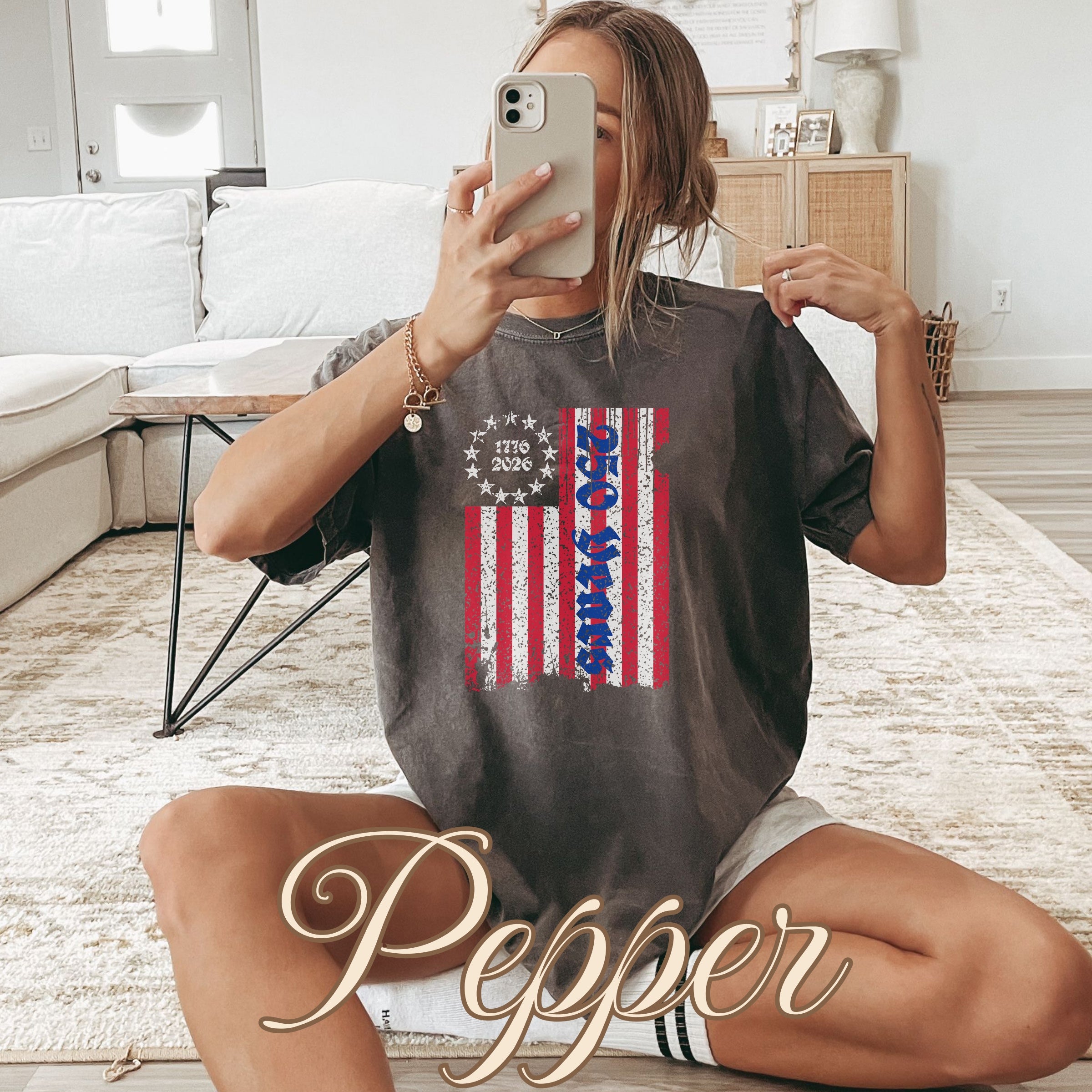 1776–2026 Betsy Ross Flag America 250 Shirt