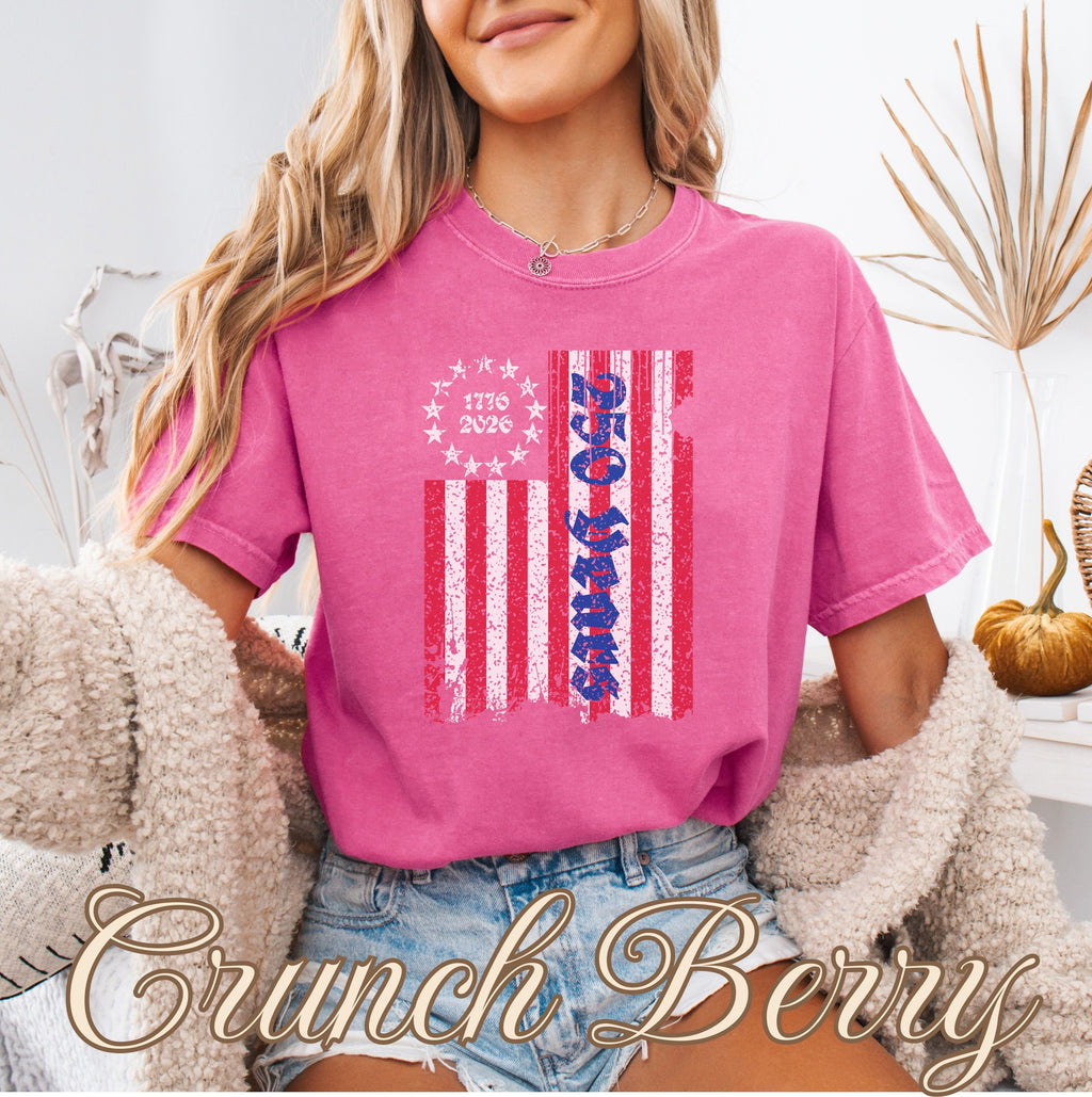 1776–2026 Betsy Ross Flag America 250 Shirt