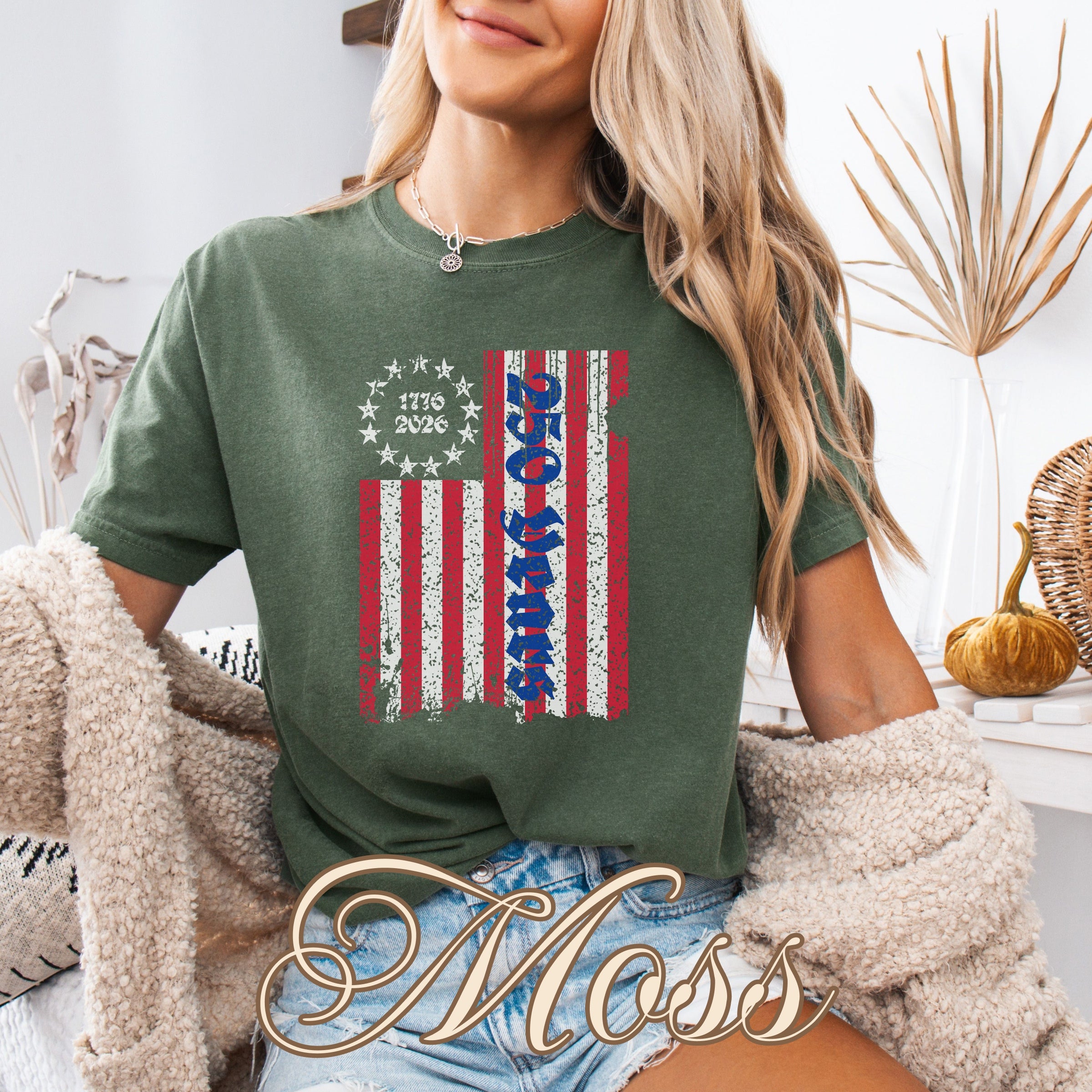 1776–2026 Betsy Ross Flag America 250 Shirt