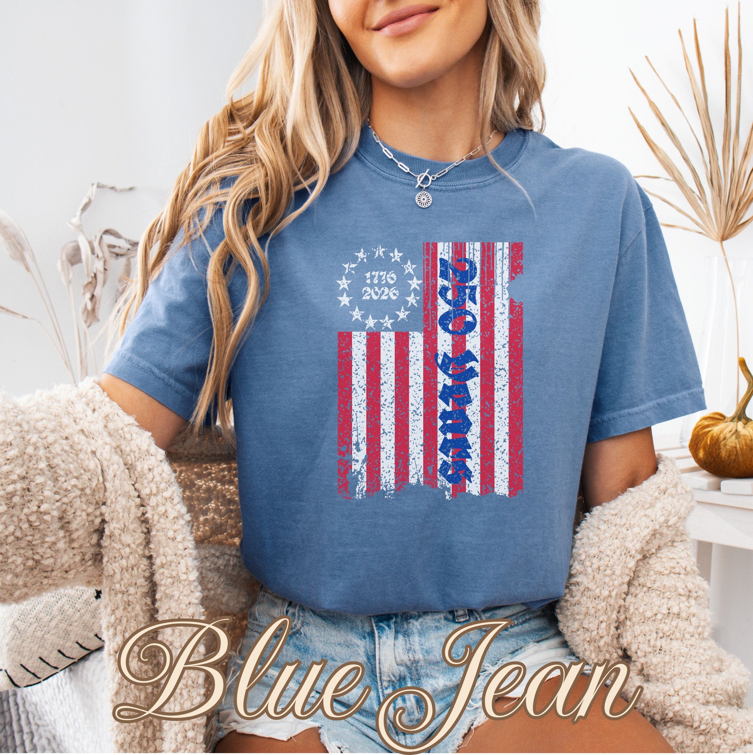 1776–2026 Betsy Ross Flag America 250 Shirt
