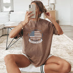 Land of the Free America 250 Flag Shirt