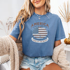 Land of the Free America 250 Flag Shirt