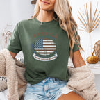 Land of the Free America 250 Flag Shirt