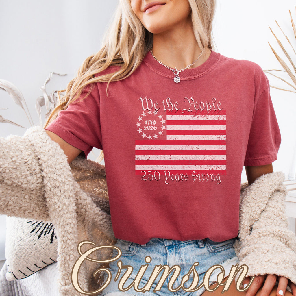 We The People 250 Years American Flag Shirt