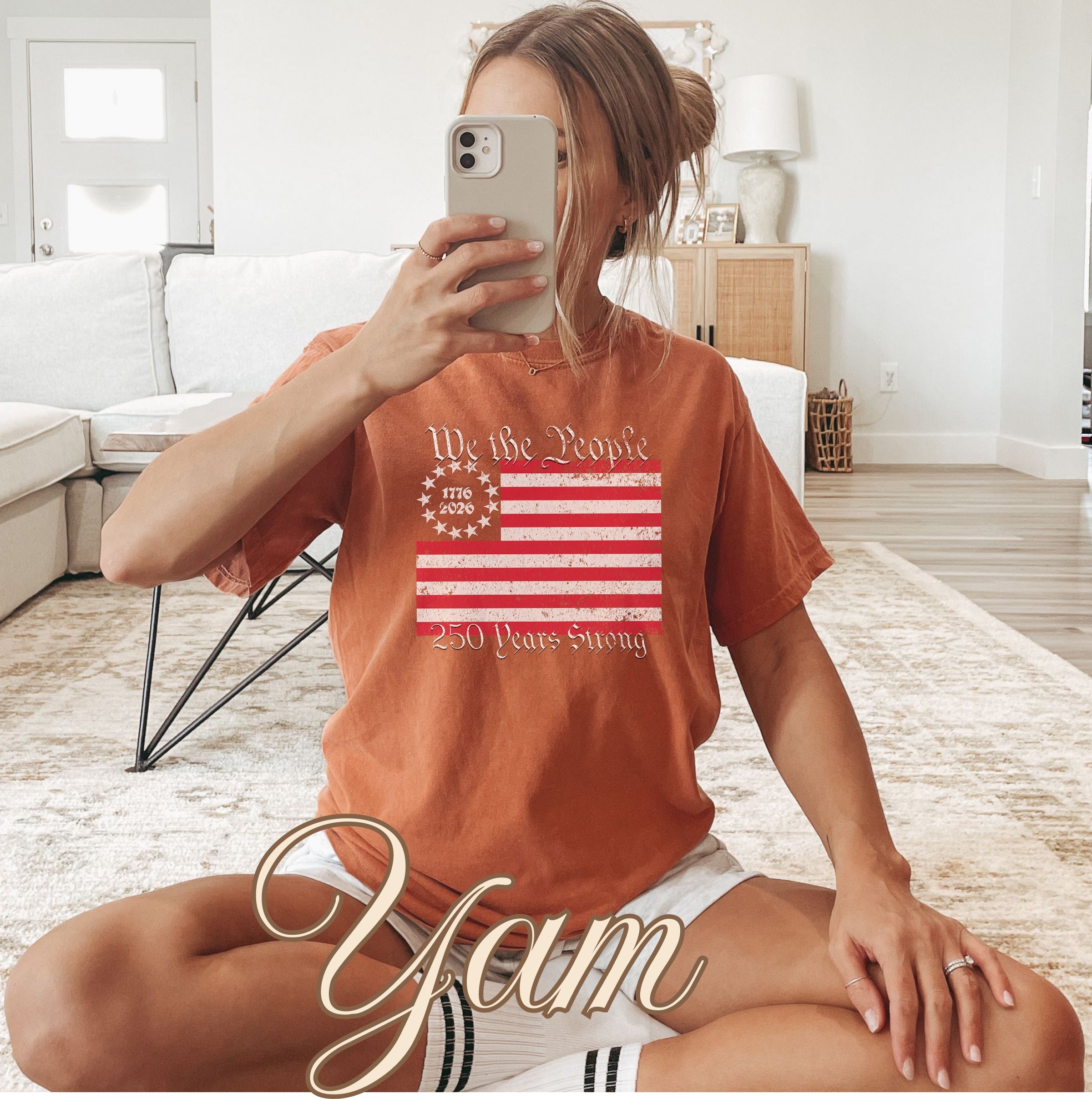 We The People 250 Years American Flag Shirt