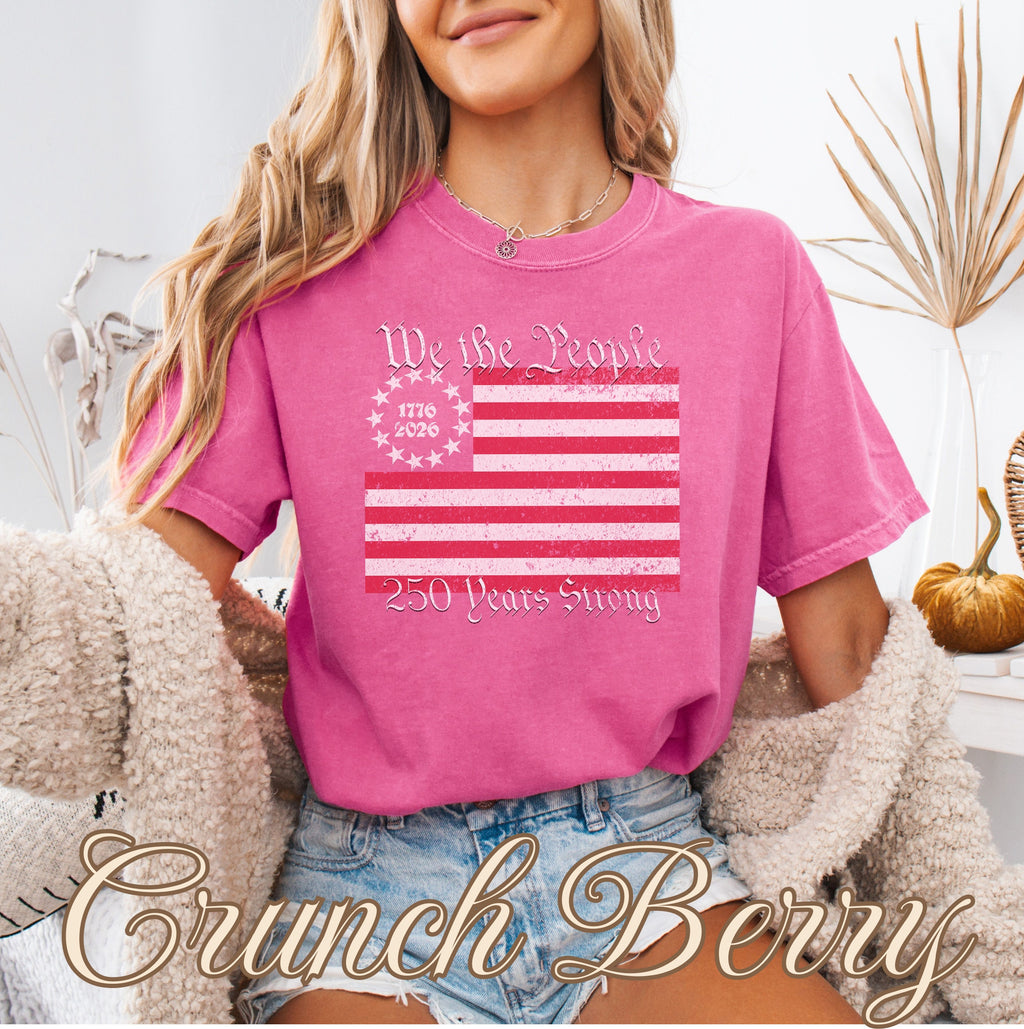 We The People 250 Years American Flag Shirt