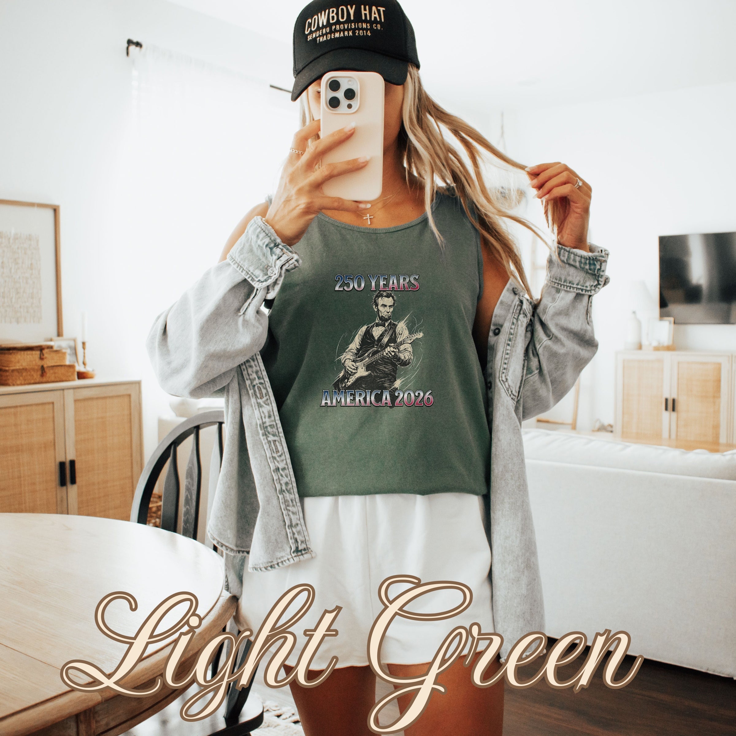 Abraham Lincoln Guitar America 250 Tank Top Secondary image