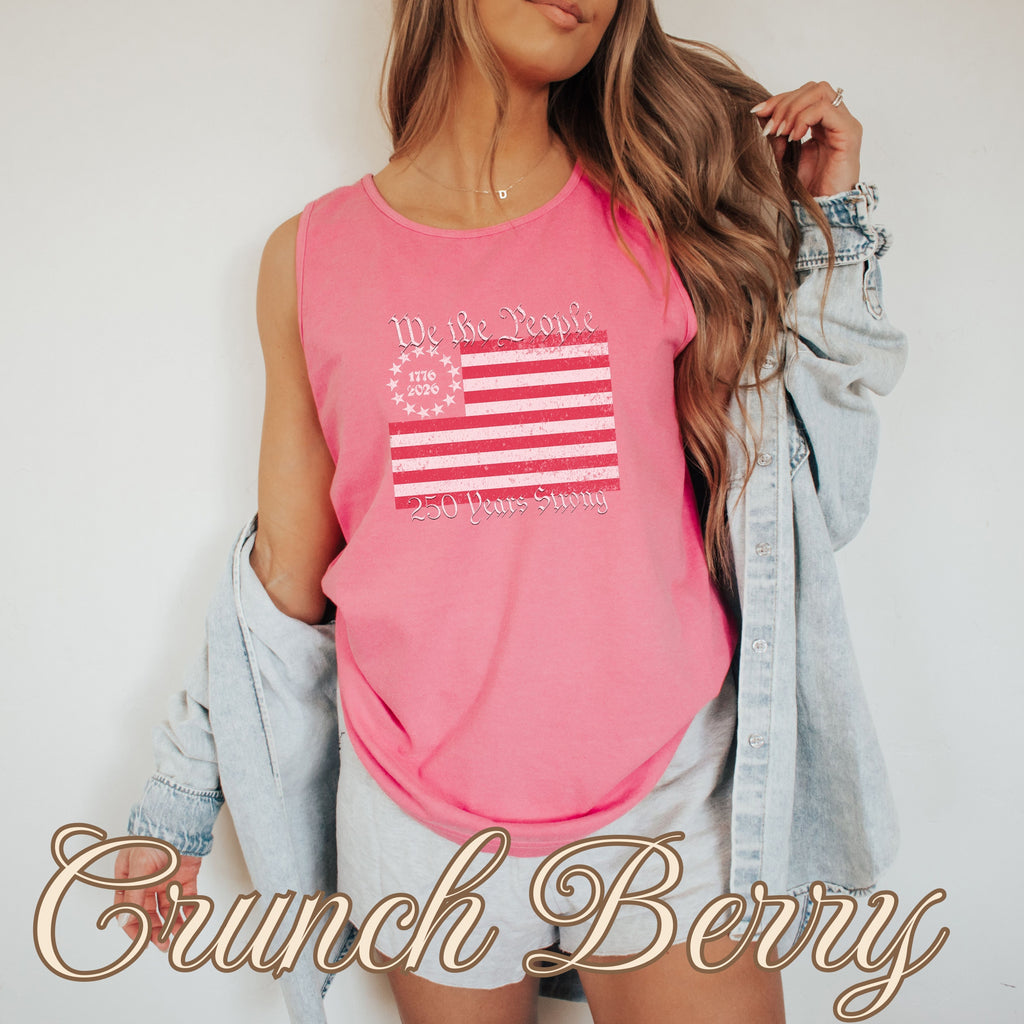 We The People America 250 Flag Tank Top