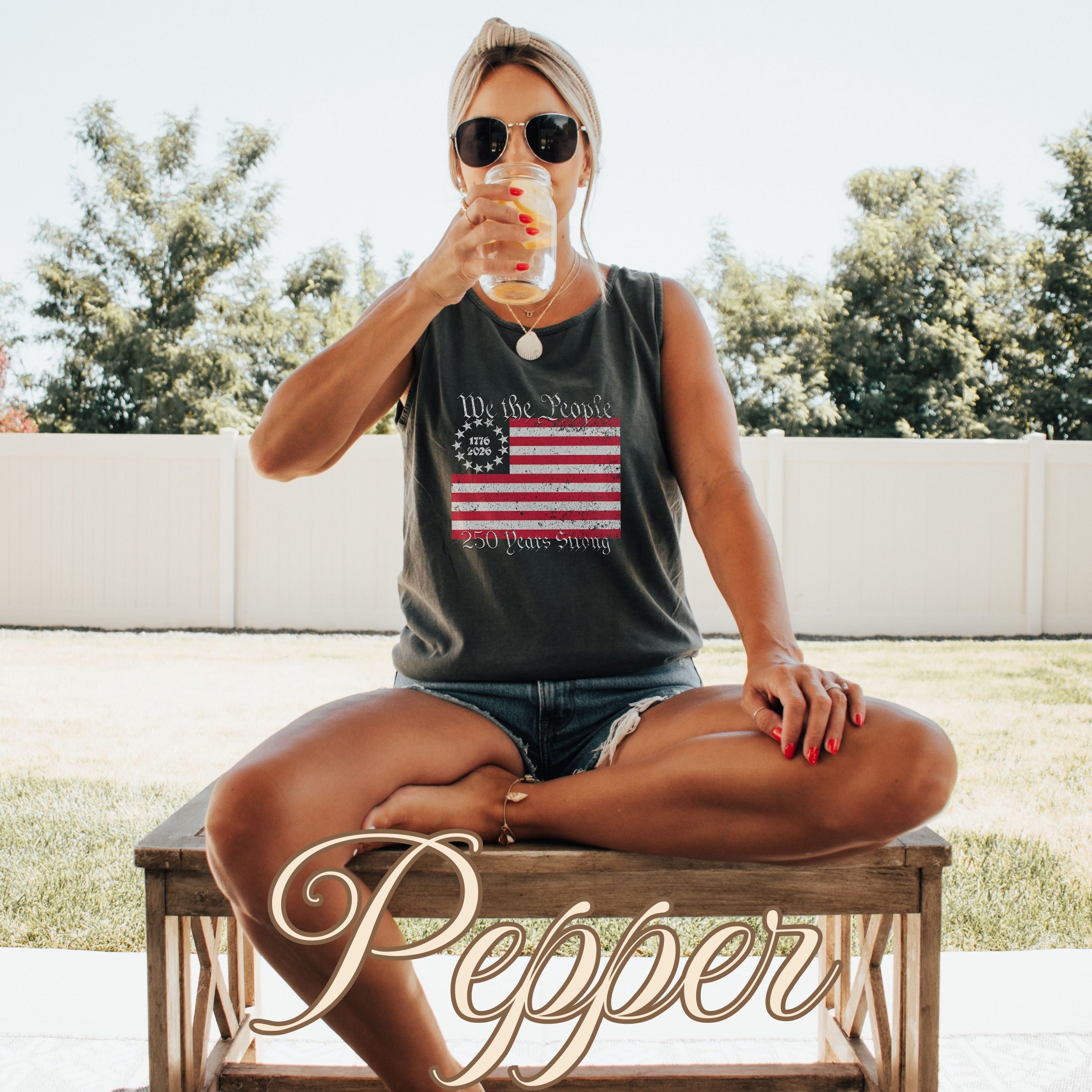 We The People America 250 Flag Tank Top Secondary image