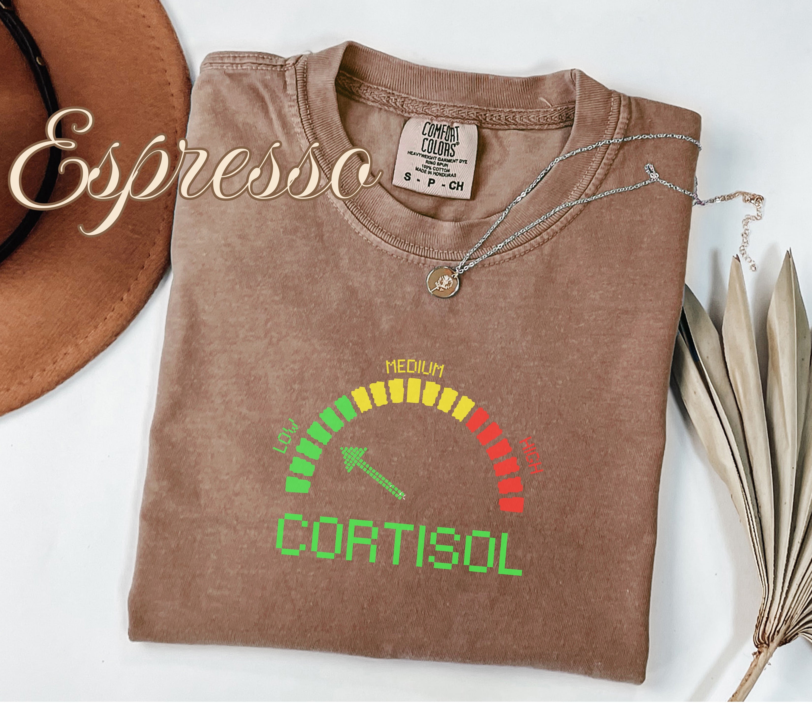 Low Cortisol Level Funny Stress Shirt