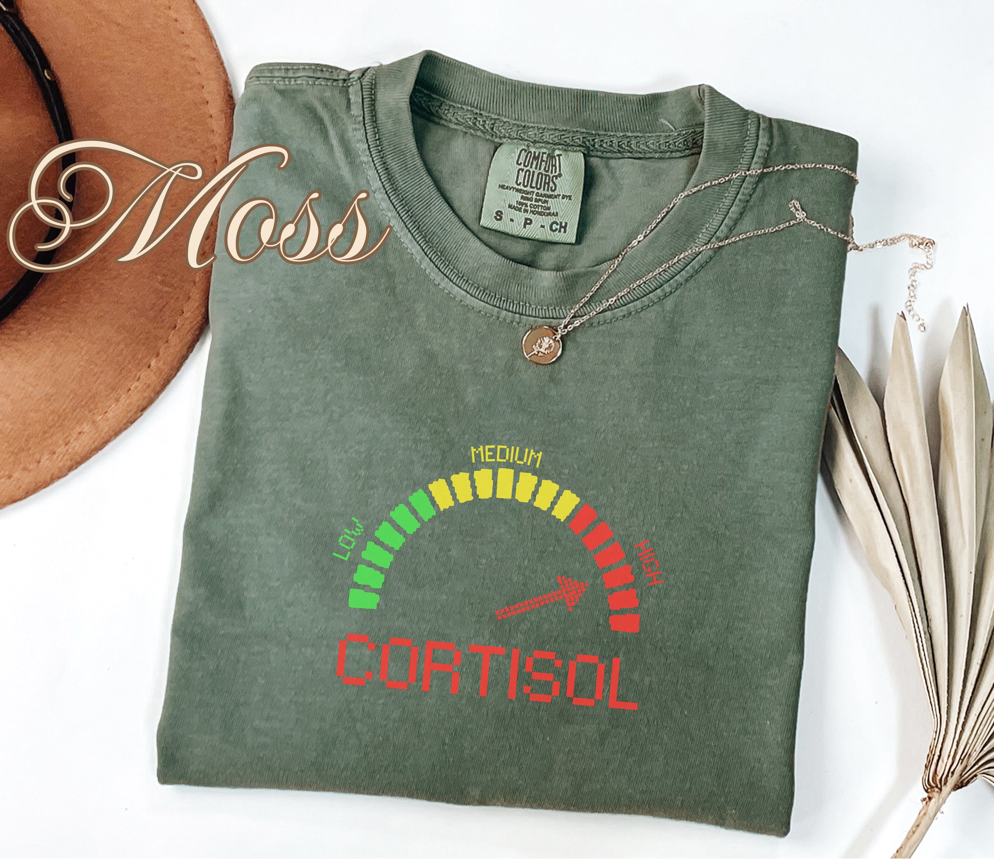 High Cortisol Level Funny Stress Shirt