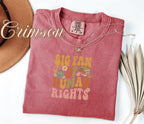 Big Fan of Human Rights Retro Peace Shirt