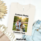 Custom Photo & Text Bootleg Shirt