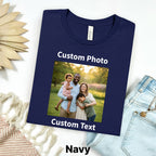 Custom Photo & Text Bootleg Shirt