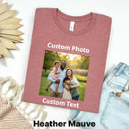 Custom Photo & Text Bootleg Shirt