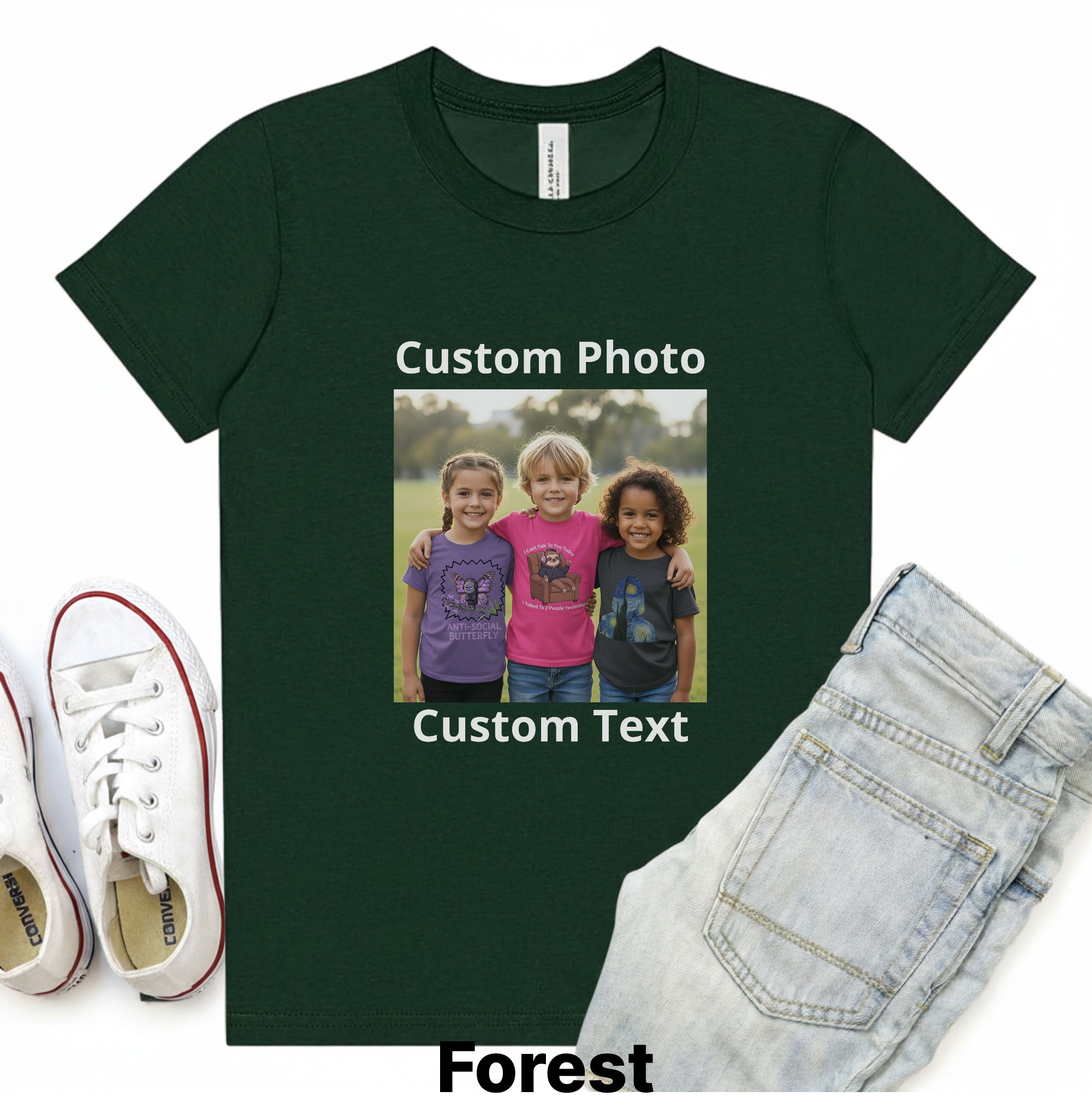 Custom Photo Youth Shirt