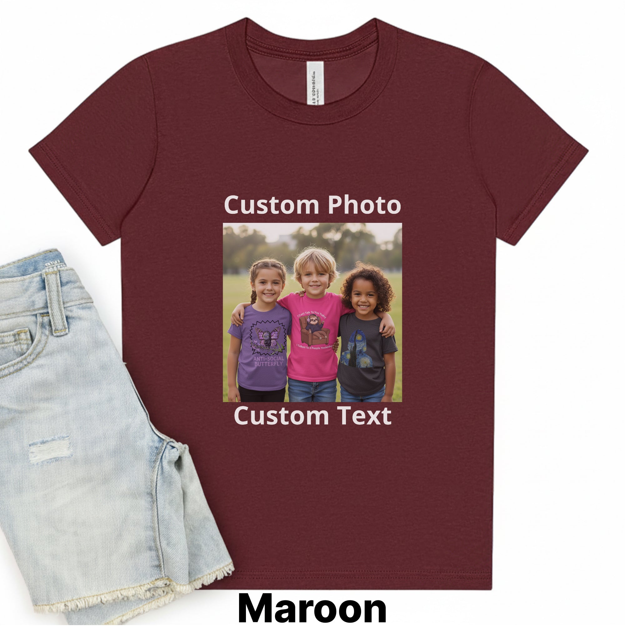 Custom Photo Youth Shirt