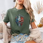 America 250 Military Jets Patriotic Tee
