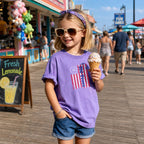 Betsy Ross Flag Youth Tee, 1776–2026 Patriotic Kids Shirt