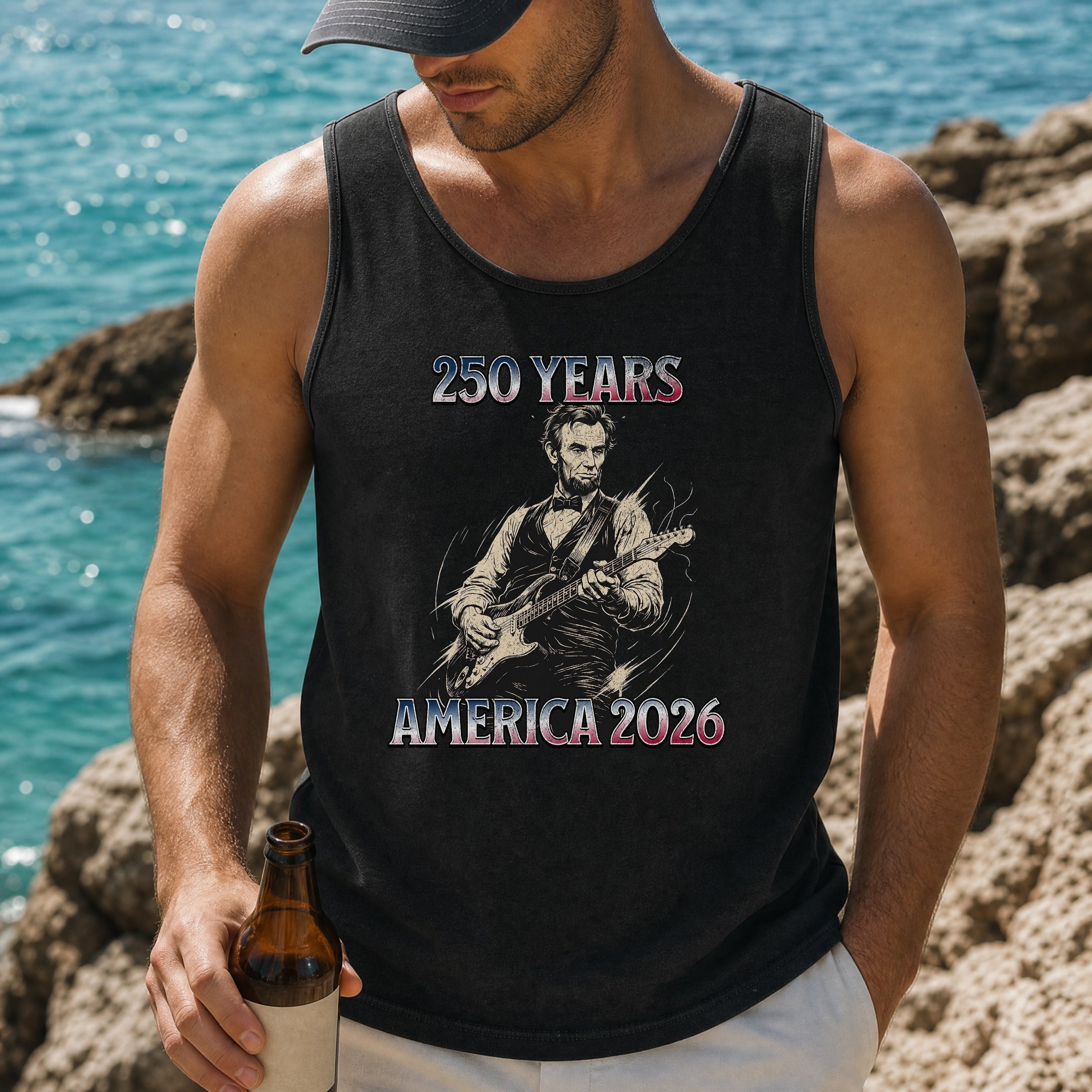 Abraham Lincoln Guitar America 250 Tank Top Main image