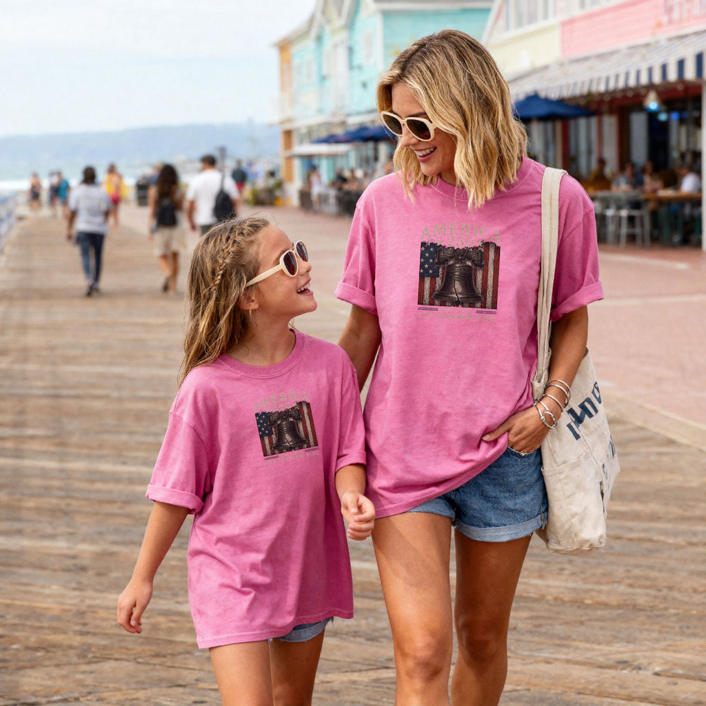 America 250 Liberty Bell Vintage Youth T-Shirt, Let Freedom Ring