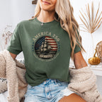 America 250 Vintage Ship & Flag T-Shirt, 1776–2026 Independence Tee