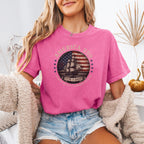 America 250 Vintage Ship & Flag T-Shirt, 1776–2026 Independence Tee