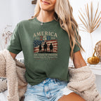 Defending Liberty America 250 Patriotic T-Shirt, 250 Years of Freedom Flag Tee