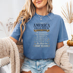America Eras Tour 1776–2026 Vintage Patriotic T-Shirt — 250 Years Celebration