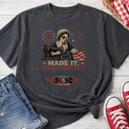 Betsey Ross 'Made It, Nailed It, Changed History' Vintage Sewing 1776 Flag T-Shirt, America 250