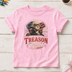 It's Only Treason If You Lose Patriotic George Washington Flag Youth Tee