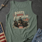 George Washington 'Boats Bros & Freedom' Graphic Tank Top, American 250 (1776–2026)