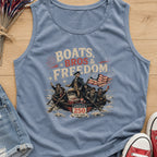 George Washington 'Boats Bros & Freedom' Graphic Tank Top, American 250 (1776–2026)